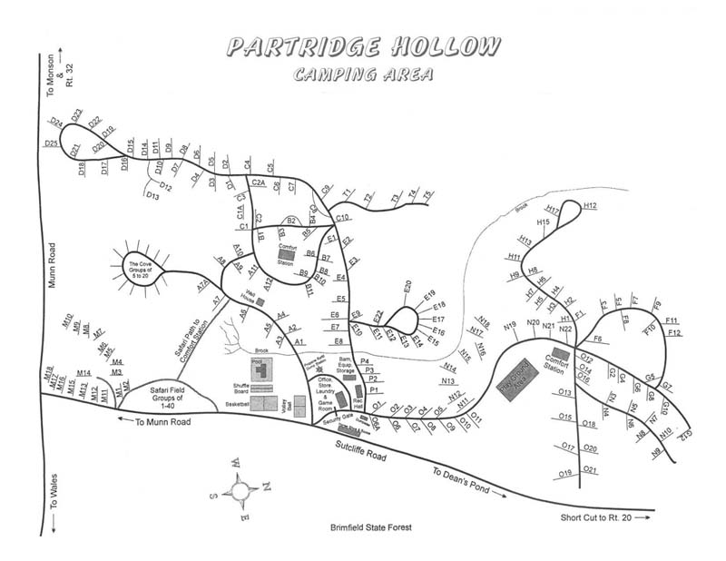 partridge hollow map