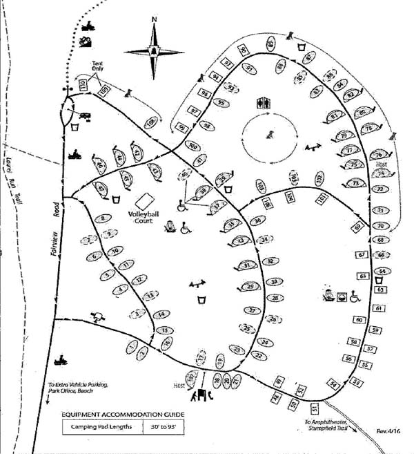 parker dam map